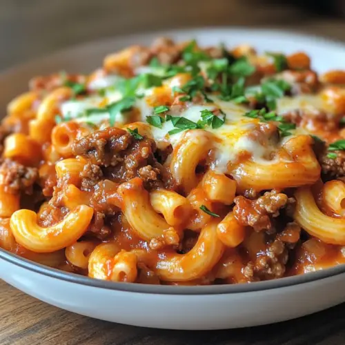 One Pot Beefaroni Classic Comfort with Zero Fuss