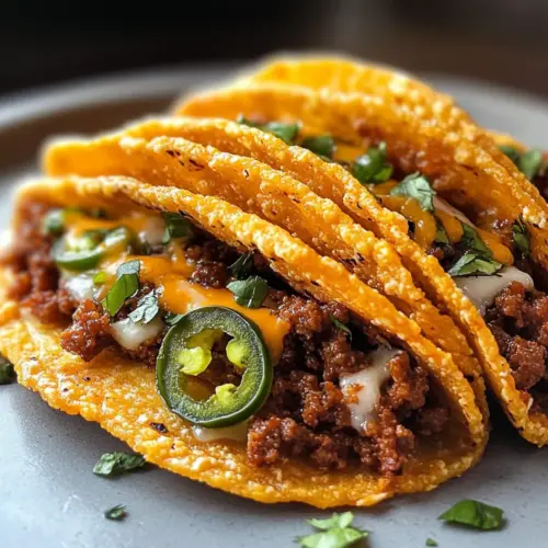 Tacos Dorados with Ground Beef